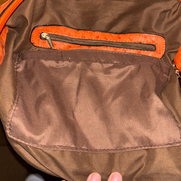 Faux Ostrich leather bag ; really is gorges made in China - Picture 14 of 17